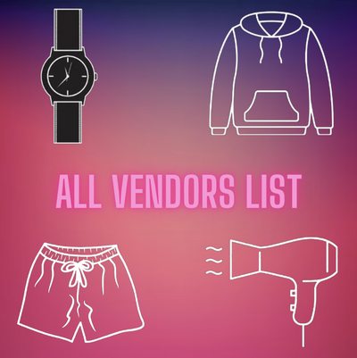 All Vendor Links